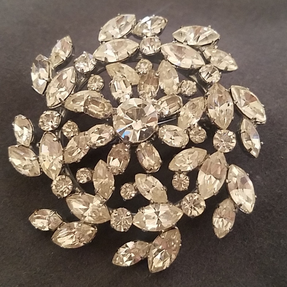 Vintage Rhinestone Brooch - Picture 3 of 4